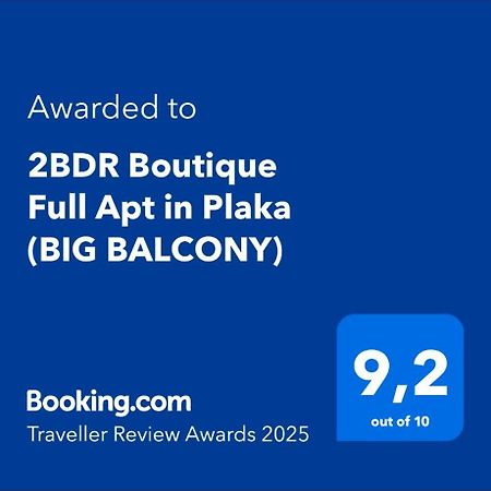 2Bdr Boutique Full Apt In Plaka 아테네 외부 사진